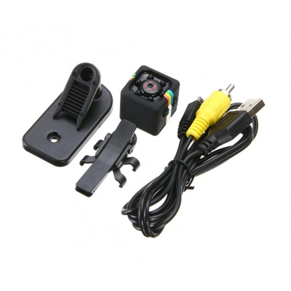 Trade Shop - Telecamera Sq11 Full Hd 1080p Mini Dv Spy Cam Microspia Led Infrarossi Nascosta -