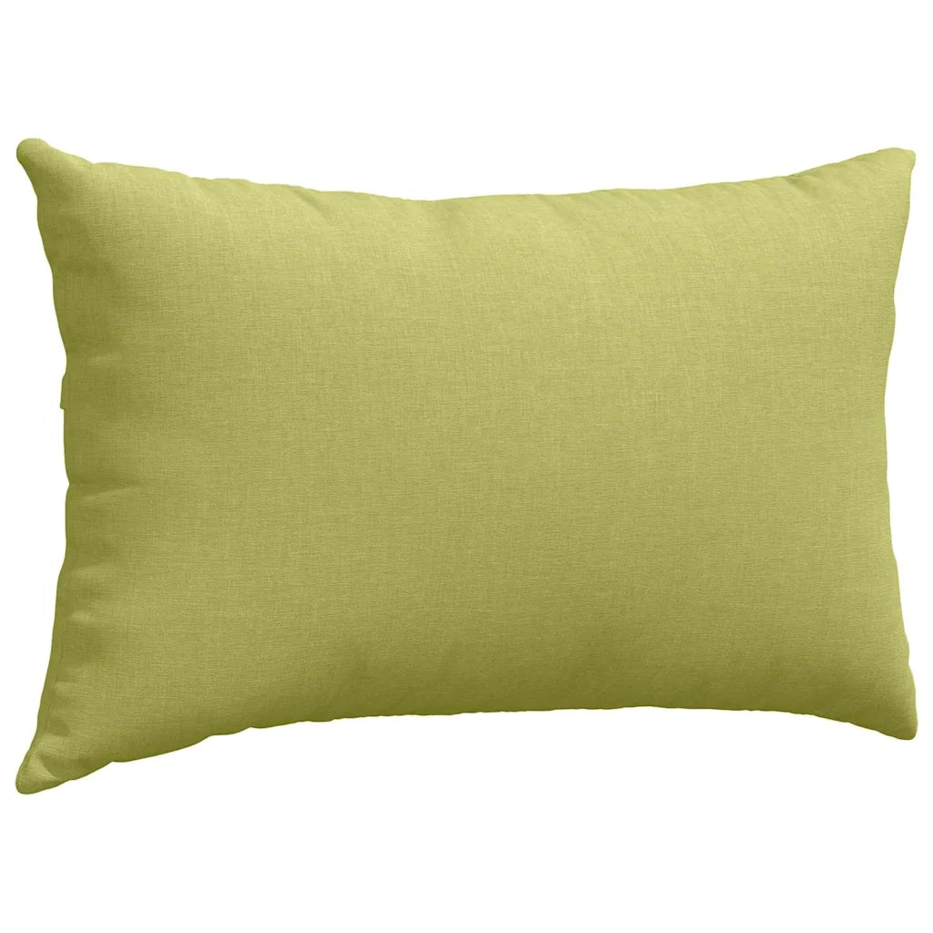 Cuscini da Divano 2 pz | Cuscini per sedie Verde chiaro 50 x 30 cm Tessuto