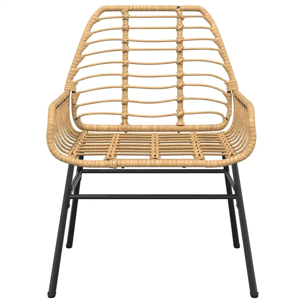 Set da Pranzo da Giardino 5pz Polyrattan Vetro 3334446
