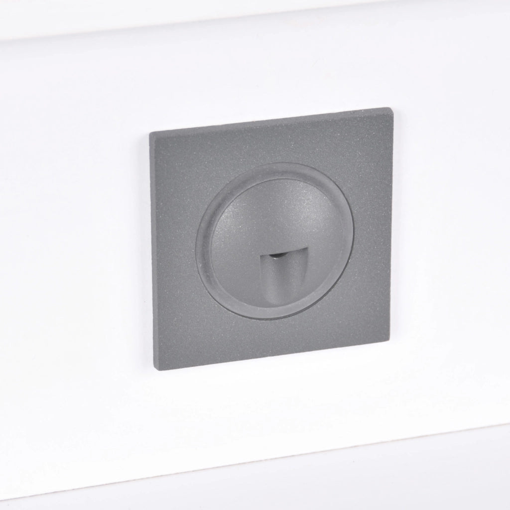 Lampada LED scala/parete Polux Q3 quadrata 3W grafite