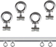 Blocco Luifel per Caravan - Stoppa Luifel - Stoppa Rails - Multifunzionale - 4 Pezzi - Adatto per Rails da 5-7 mm - Blocco Luifel in Acciaio Inossidabile 304