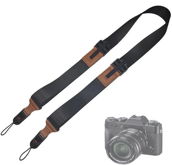 Rigido - Manubrio per macchina fotografica reflex, manubrio per macchina fotografica, manubrio per rapida apertura, manubrio per macchina fotografica regolabile per fotografi per DSLR/SLR/Sony/Nikon/Fuji, nero