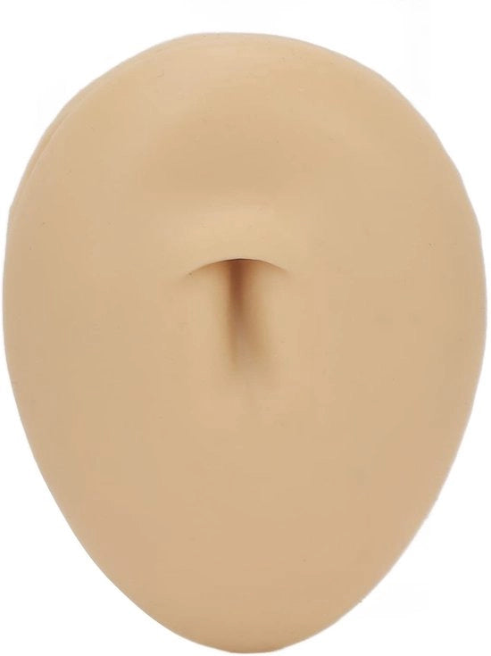 Modello di navela per pratica di piercing - Display modello di navela in silicone - Modello di navela umano - Adatto per pratiche di piercing - Etichetta di navela - Per dimostrazioni - Modello di navela per piercing