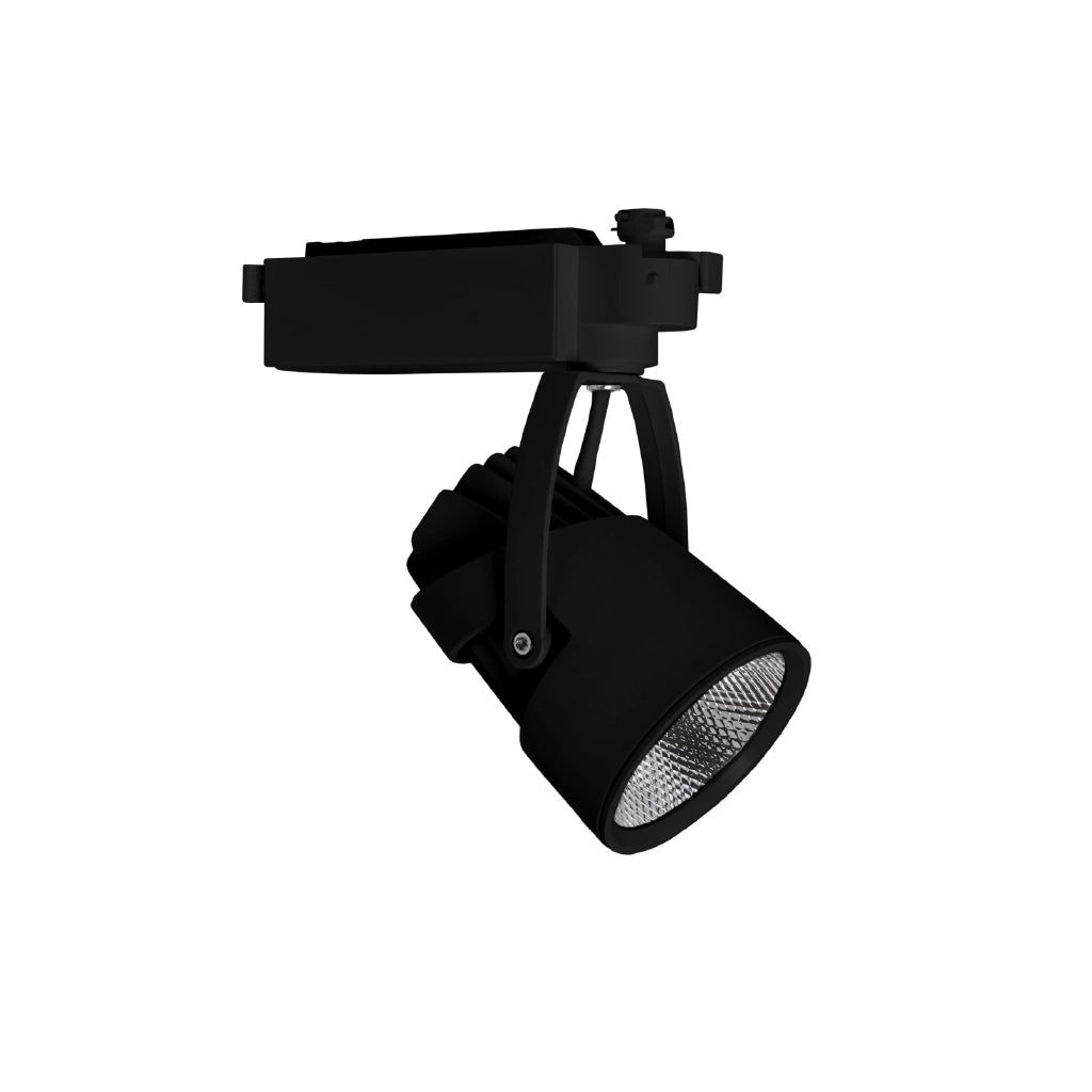 Faretto led da binario 30w bifase COB luce calda 3000k