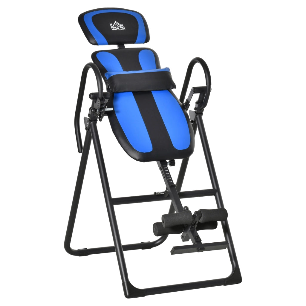 Divano a 2 posti reclinabile ¨C Minimal ¨C Nero, Blu, 140-203 cm