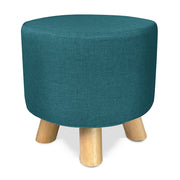 Pouf divano, pouf poggiapiedi blu petrolio – Nemo - SG27NEPL