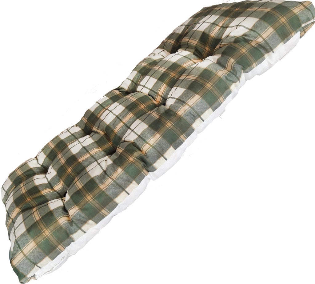 CUSCINO IMBOTTITO VERDE PER RICAMBIO POLTRONA RELAX COMODONA IN LEGNO