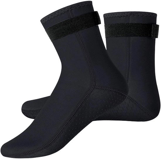 Sokker in Neopreen 3 mm - Antiscivolo - Pernici da immersione - Cuffie rinforzate - Impermeabili - Massima comodità per lo sport acquatico - Pernici da immersione per acqua