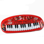 Trade Shop - Pianola Multifunzione 31 Note Con 4 Demo E Ritmi 10 Strumenti Musicali E Luci -
