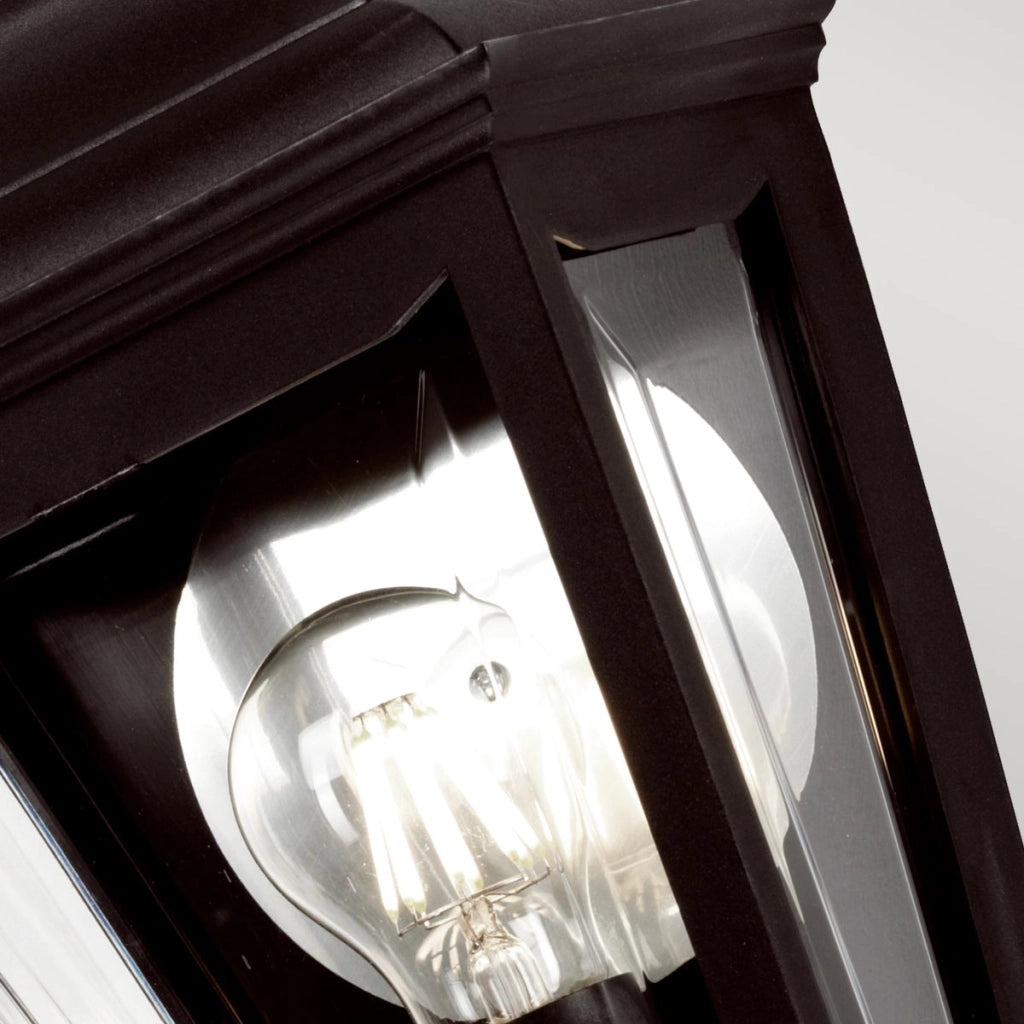 Applique esterna classica nera E27 60W Kerry Elstead IP44