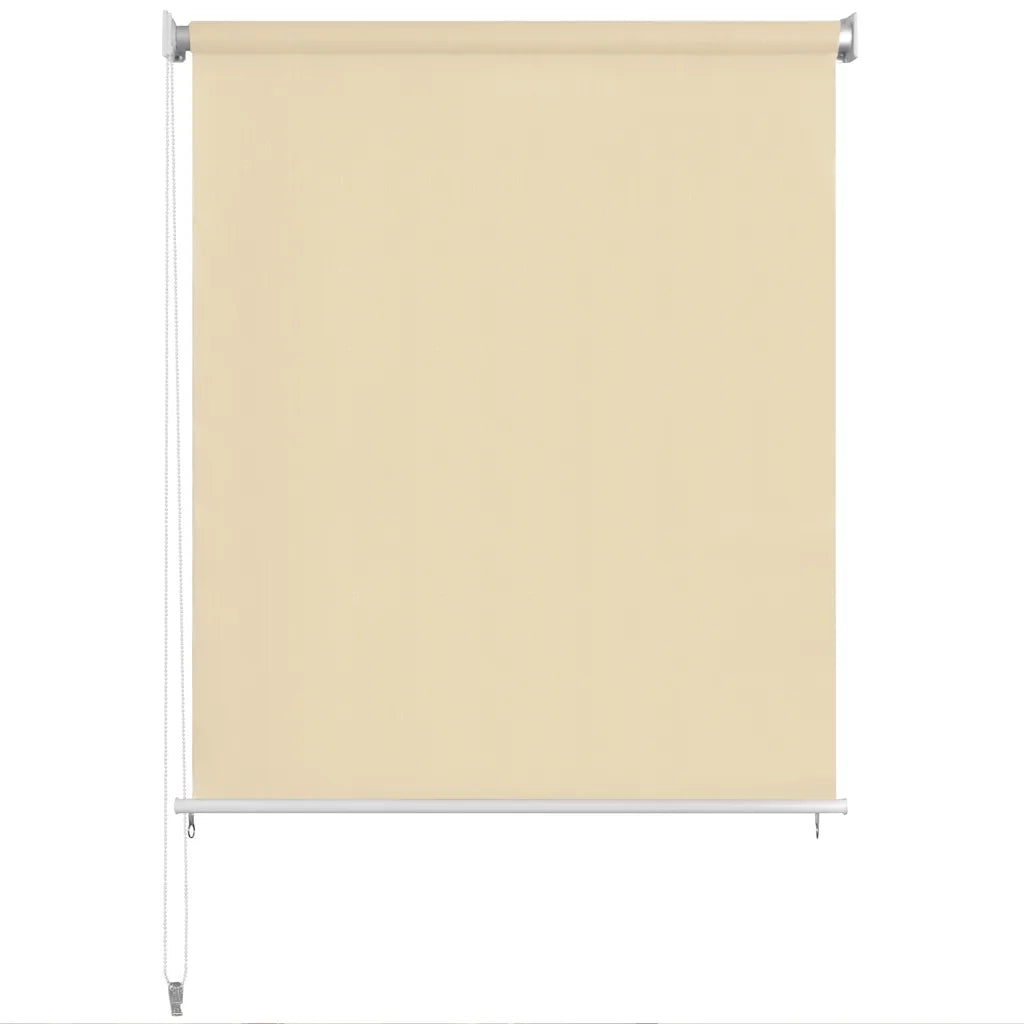 Tenda a Rullo per Esterni 145(L)x140(A) cm color crema 43440