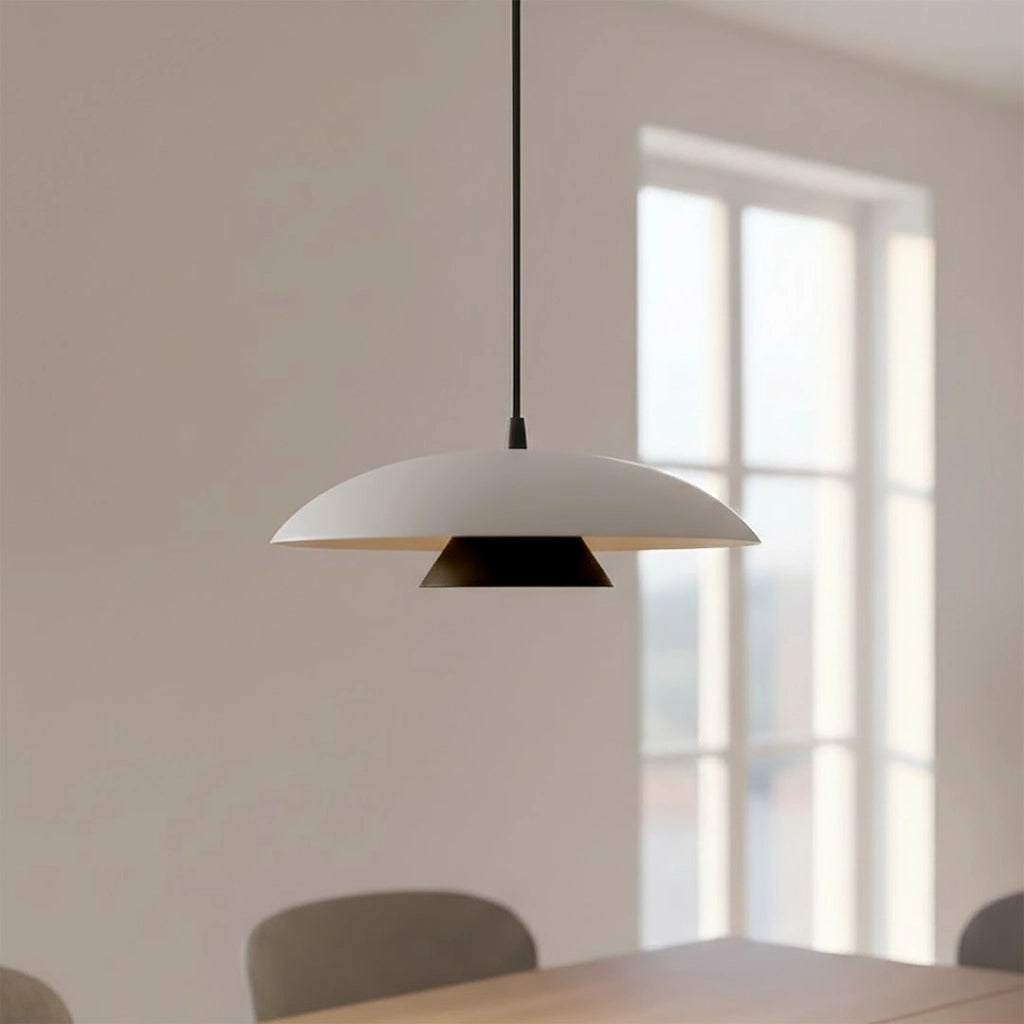 Lampada a sospensione BABEL 1xGX53 bianco nero Emibig
