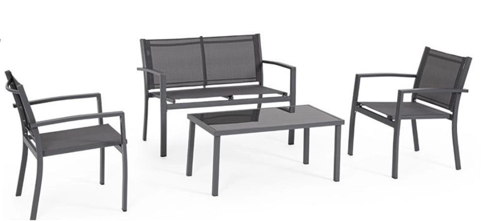SALOTTO FLORIDA ANTRACITE SET4 - BIZZOTTO ANDREA