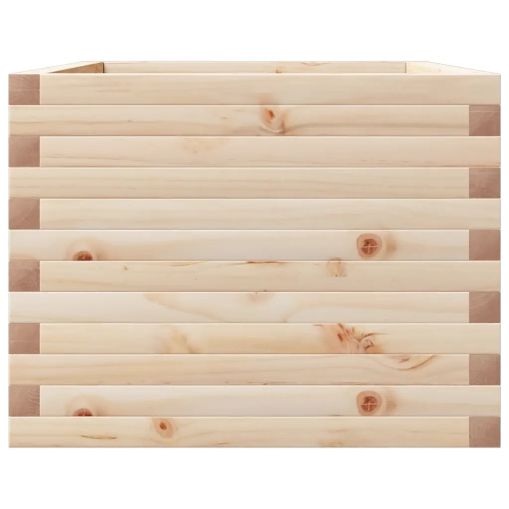 Fioriera | Cassetta per fiori | Vaso da Giardino 110x60x45,5 cm in Legno Massello di Pino
