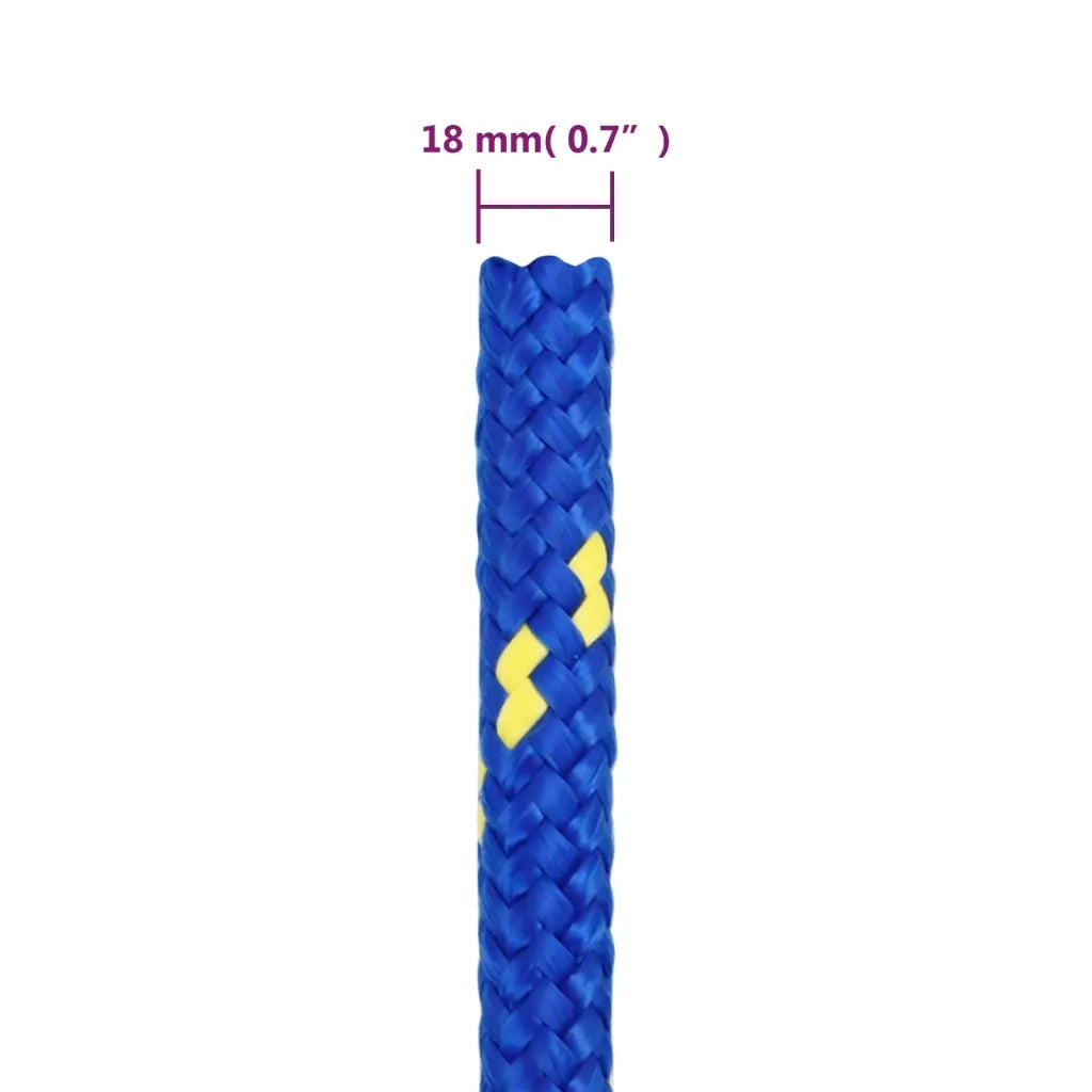 Corda | Fune per barca Blu 18 mm 25 m in Polipropilene