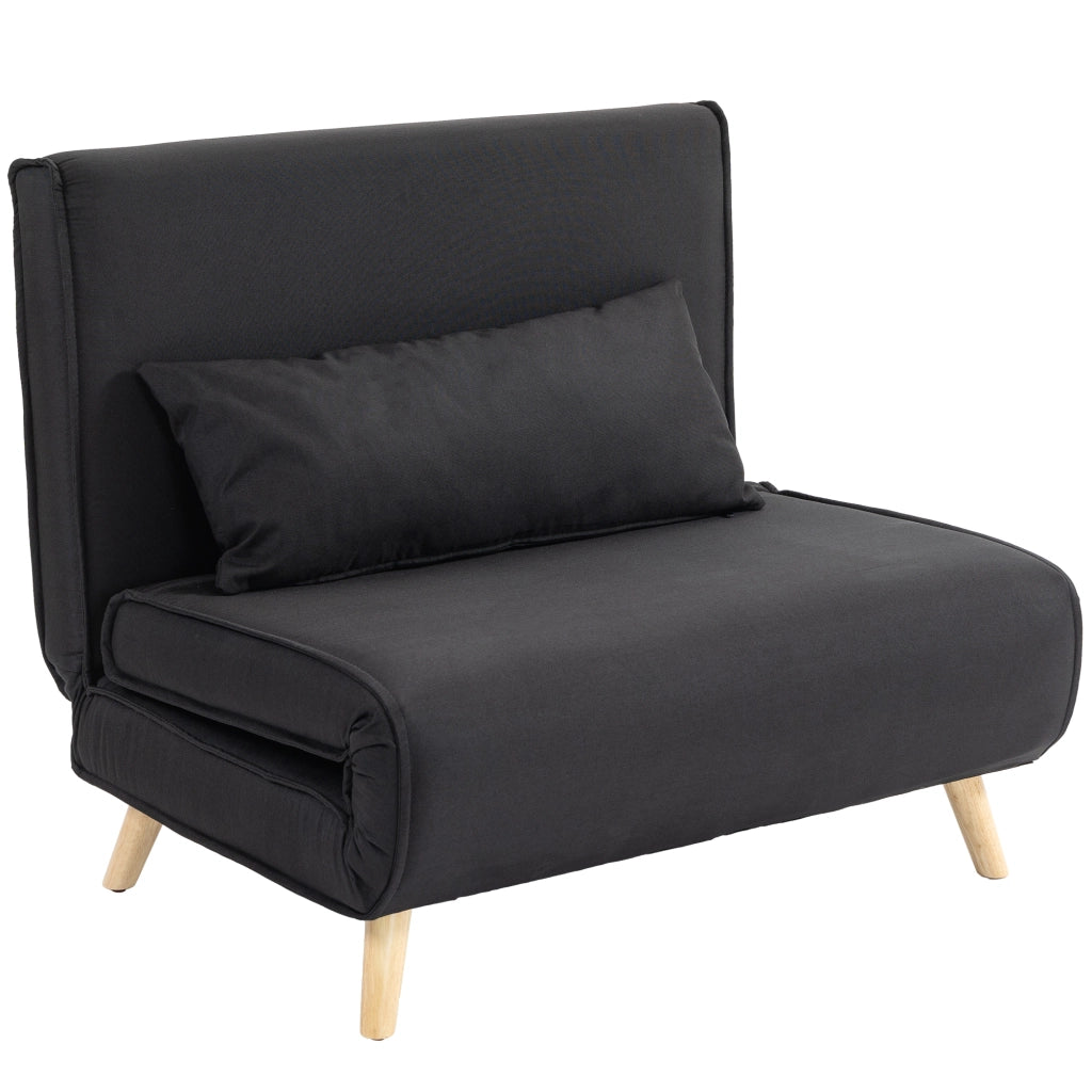 Poltrona letto ¨C Minimal ¨C nero 94x78x80 cm