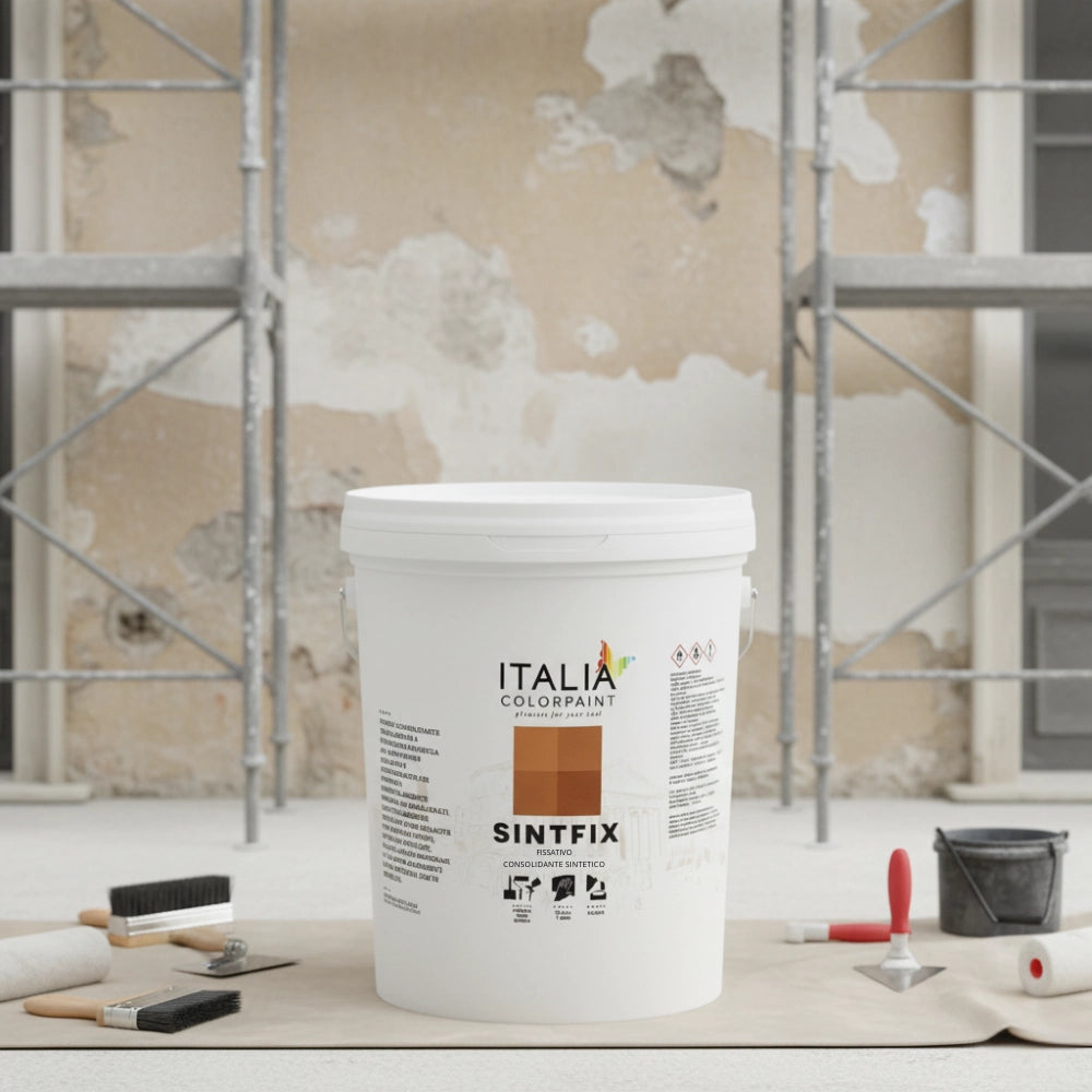 Primer sintfix fissativo consolidante trasparente per pareti *** formato 5 lt, confezione 1
