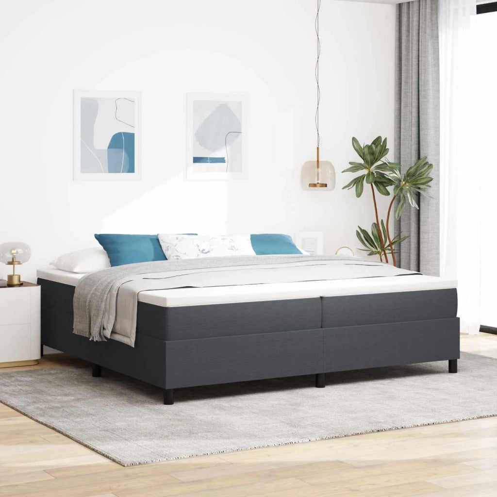 Struttura letto piattaforma Grigio scuro 200 x 200 cm 3337428