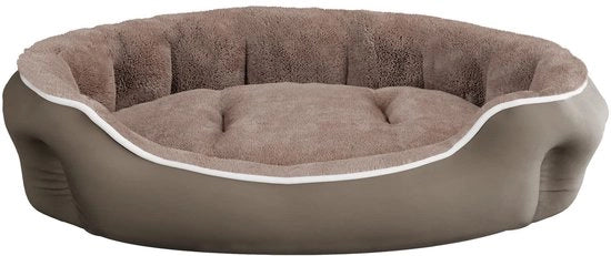 Letto per cani e gatti in beige, 75 x 65 x 20 cm