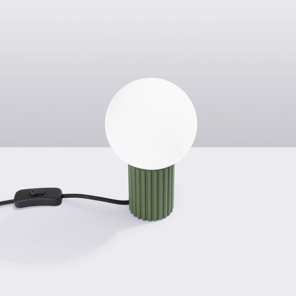 Lampada da tavolo HALO verde oliva
