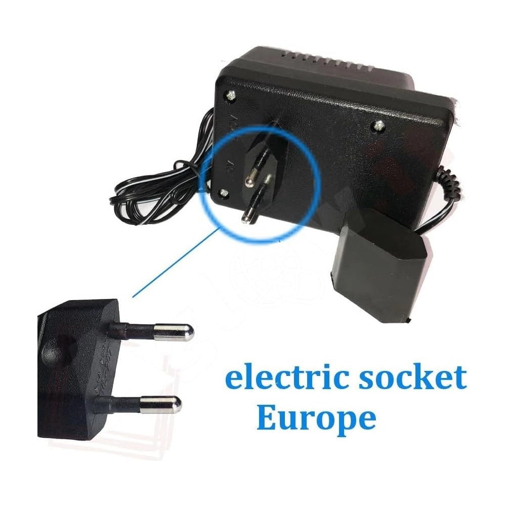 Trade Shop - Trasformatore Alimentatore Universale 1000ma Da 1.5v A 12v Ac Dc Connettori Ita -