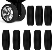 Pannolieri di protezione in silicone 8 pezzi colore nero