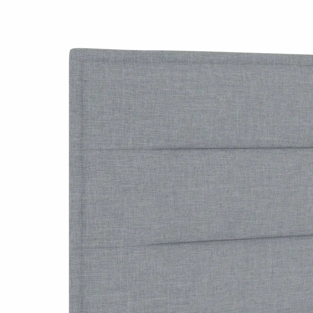 Letto box spring con materasso Grigio Chiaro 200 x 200 cm 3452492