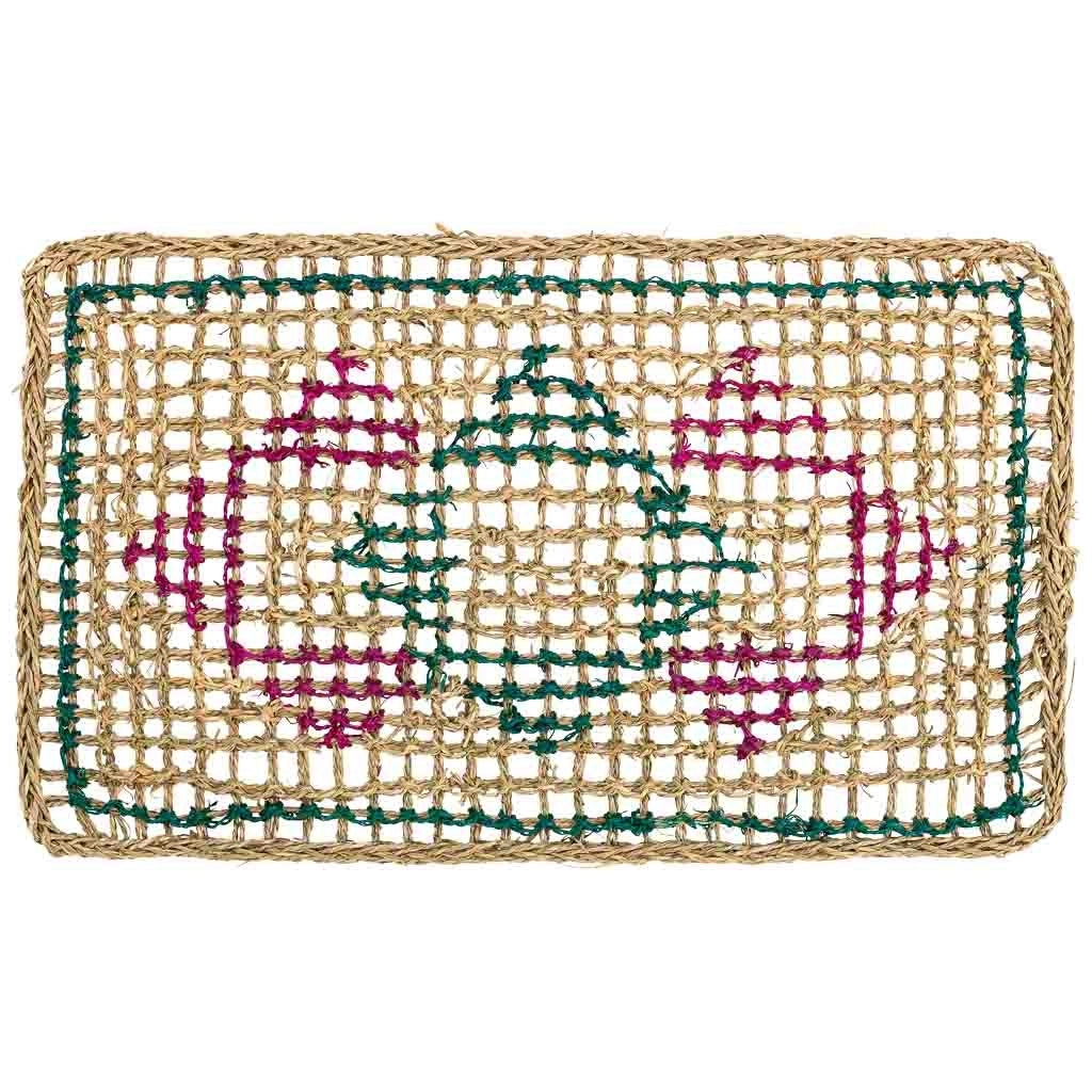 Feltro in fibra marrone 60x35x1,2h cm