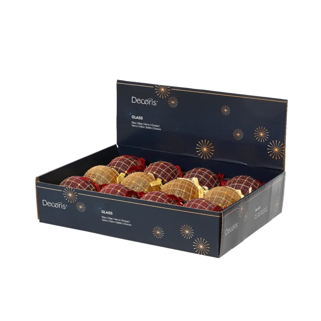 Pallina Vt trasparente c/glitter-gemme