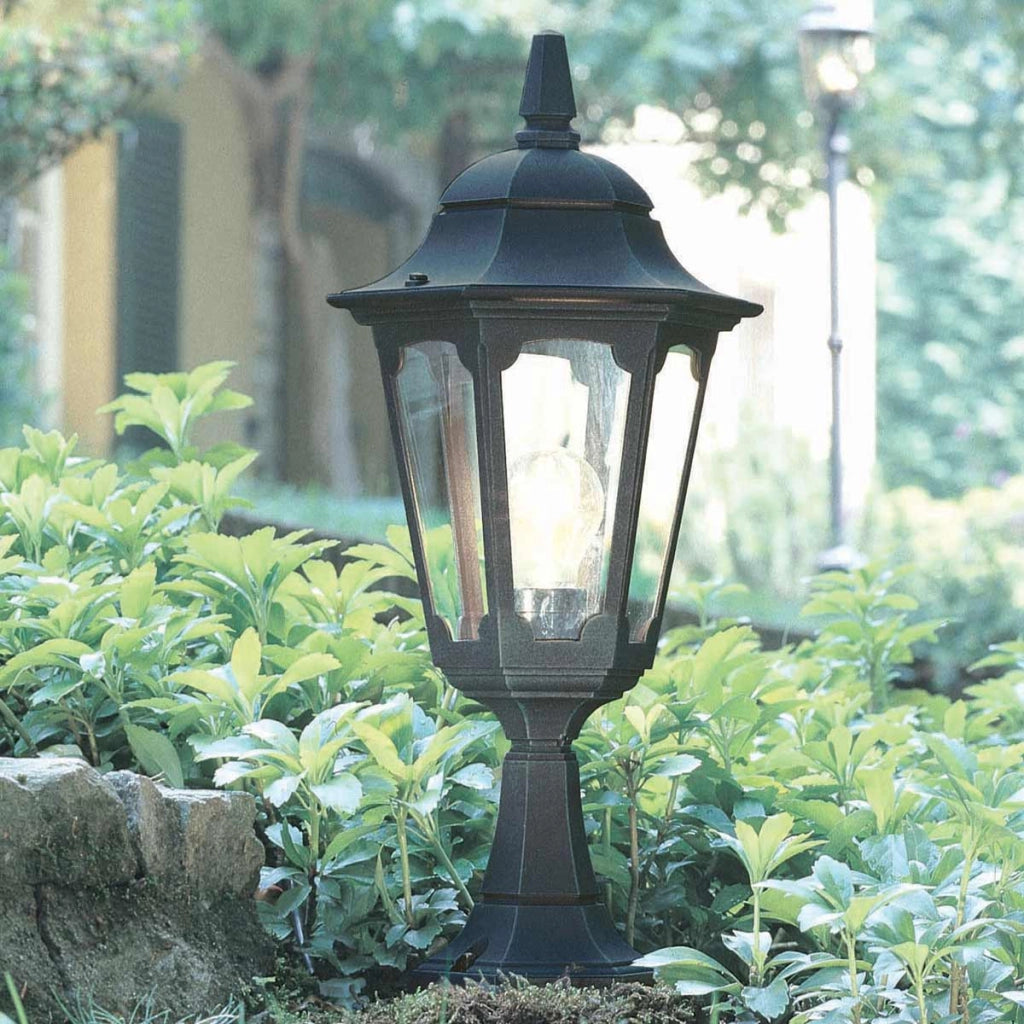 Lampada paletto esterno nera E27 60W Parish Elstead