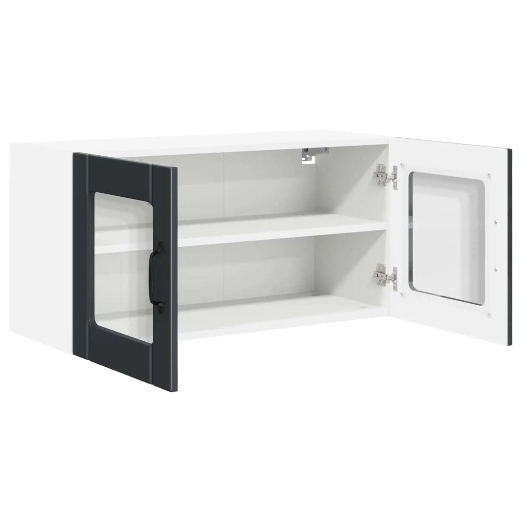 Mobile da cucina-Armadio da cucina Nero 80 x 31 x 40 cm Legno multistrato 406928