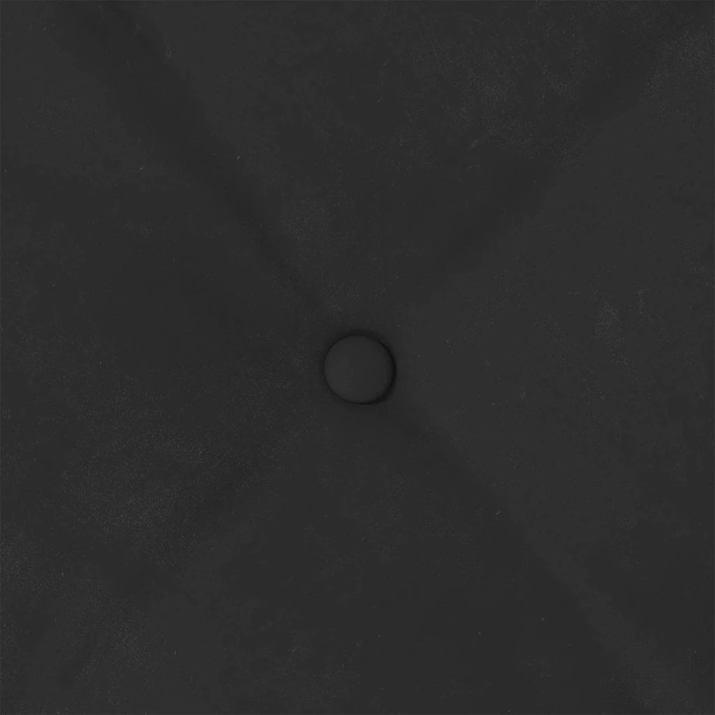 Cuscino per Schiena | Cuscino dorsale Nero 60 x 50 cm Tessuto in Microfibra
