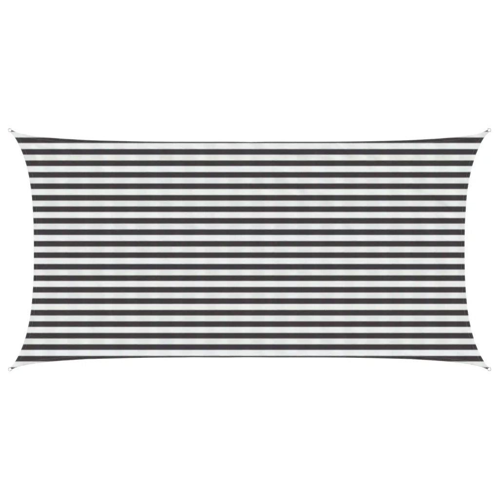 Telo Ombra Antracite e Bianco 2,5 x 5 m HDPE 42032768