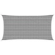 Telo Ombra Antracite e Bianco 2,5 x 5 m HDPE 42032768