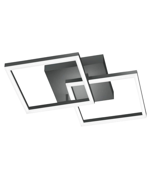 Plafoniera BARD a led moderna 39W Antracite 3394-22-282 Fabas Luce