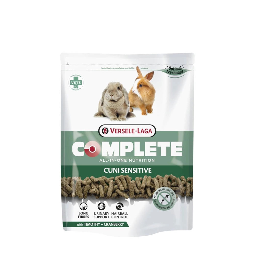 Versele-Laga Complete Cuni Sensitive |4 x 500 g | Mangime completo per conigli