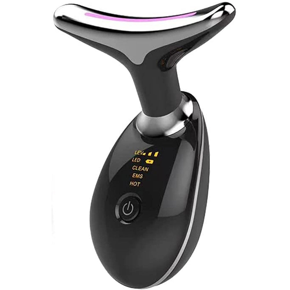 Trade Shop - Dispositivo Massaggiatore Di Bellezza Antietà Per Collo Viso Ricaricabile Q-mj10 -