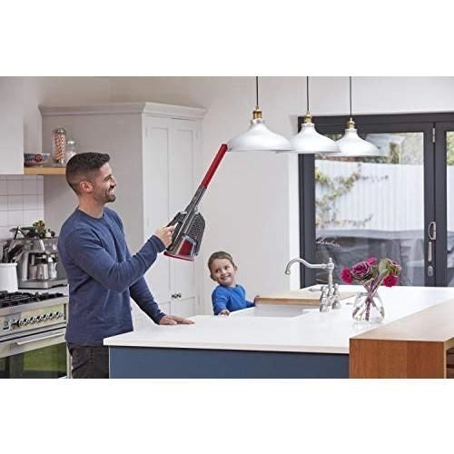 Black & Decker Dustbuster aspirapolvere senza filo Nero, Rosso Sacchetto per la polvere