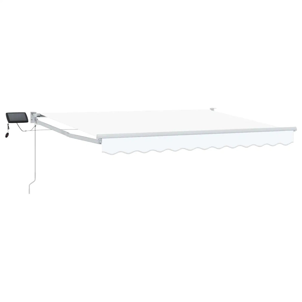 Tenda retrattile manuale con LED Bianco 3 x 2,5 m 3419260