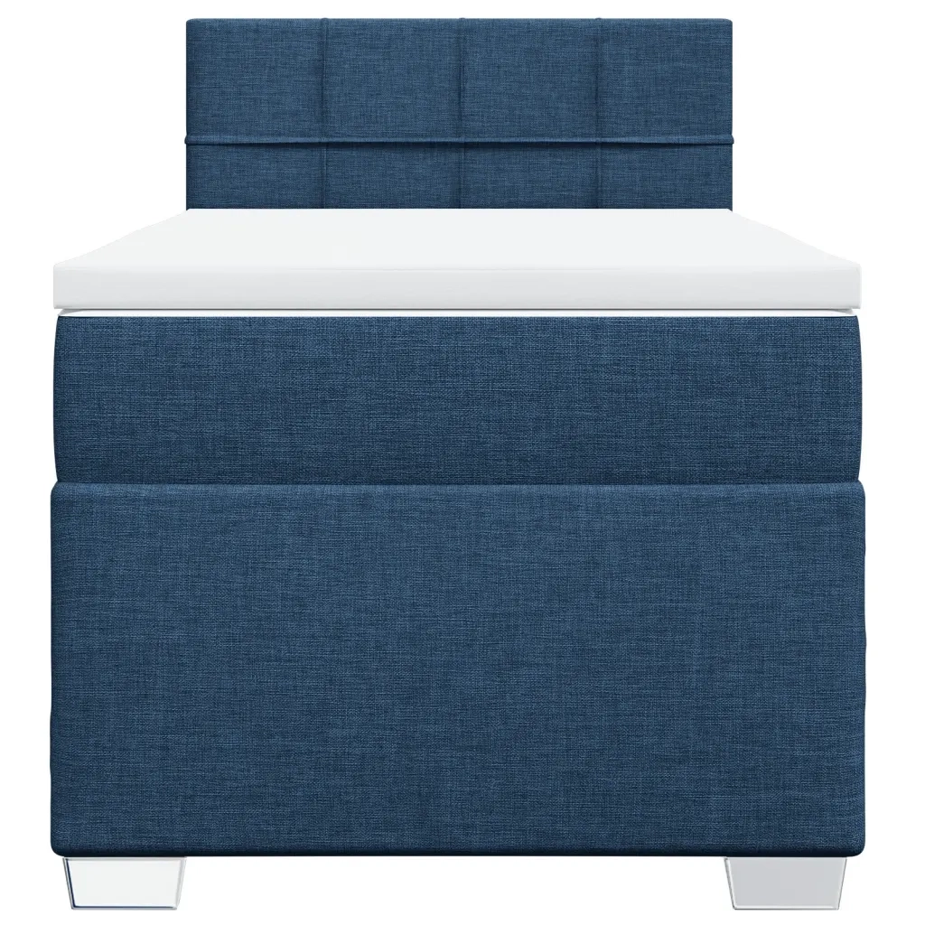 Giroletto a Molle con Materasso Blu 90x200 cm inTessuto 3288077