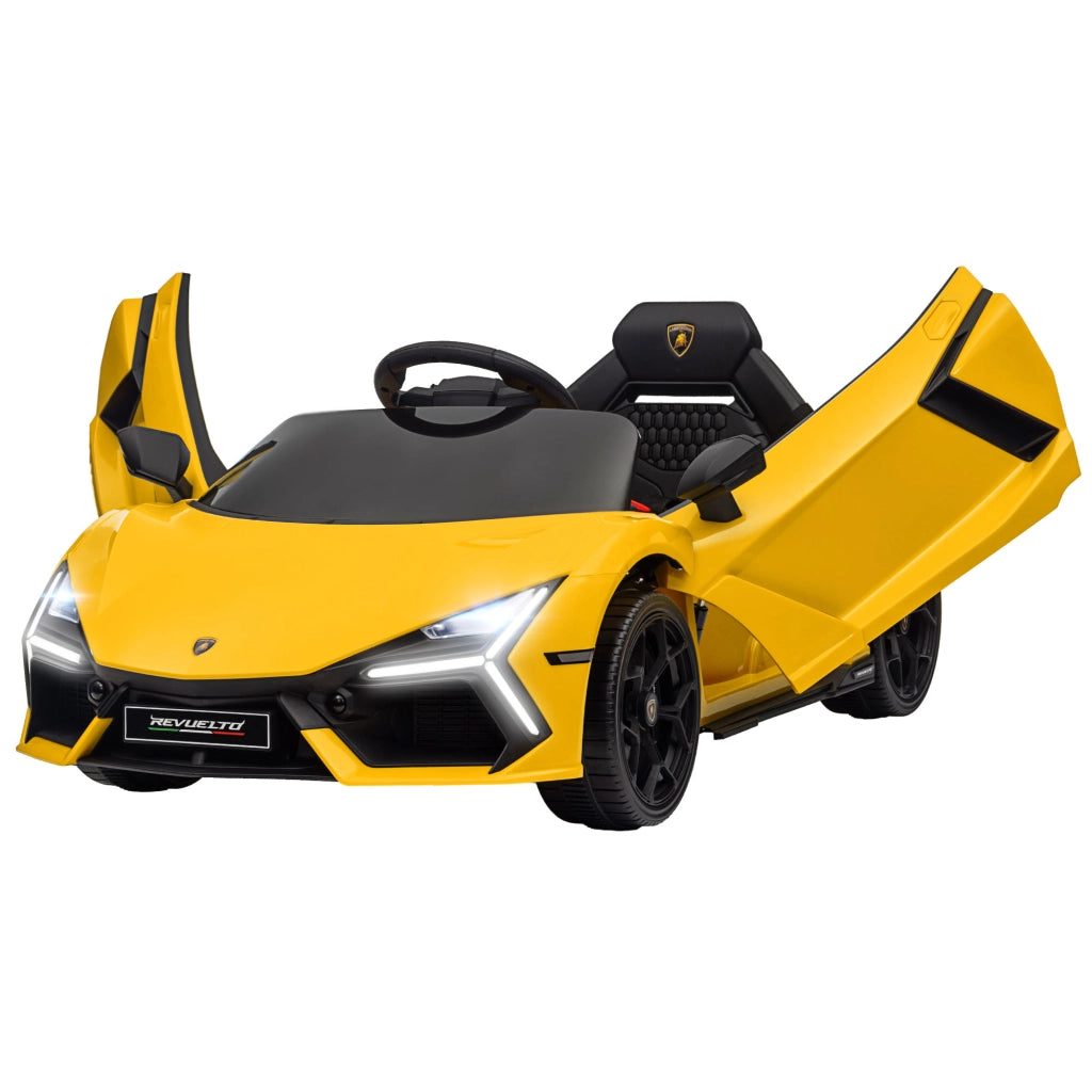Auto elettrica per bambini ¨C Minimal ¨C 12V telecomando giallo