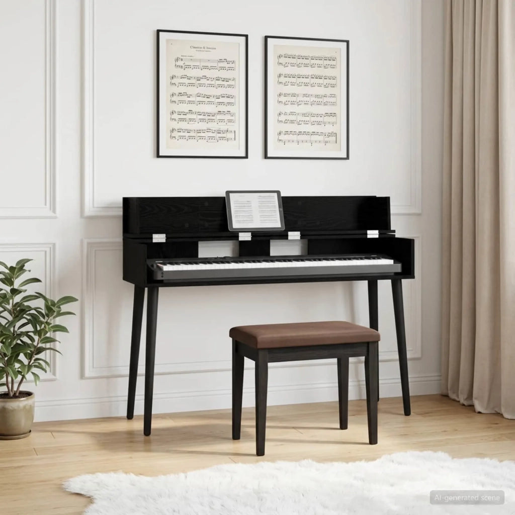Scrivania studio Rovere Nero 152 x 40 x 19,5 cm 8006669