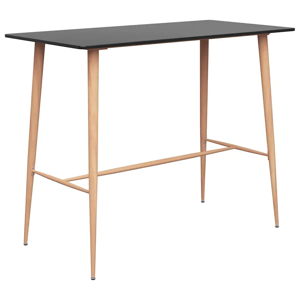 Set da Bar 7 pz Nero e Grigio 3057478