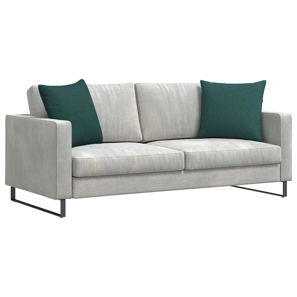 Cuscini da Divano 2 pcs Verde Scuro 50 x 50 cm Tessuto 42013959