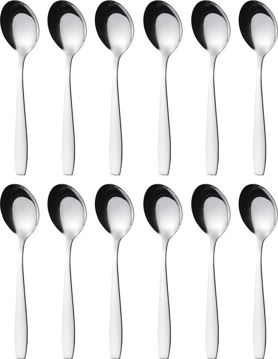 set di uncini per caffè 12 pezzi in acciaio inossidabile, serie Königstein