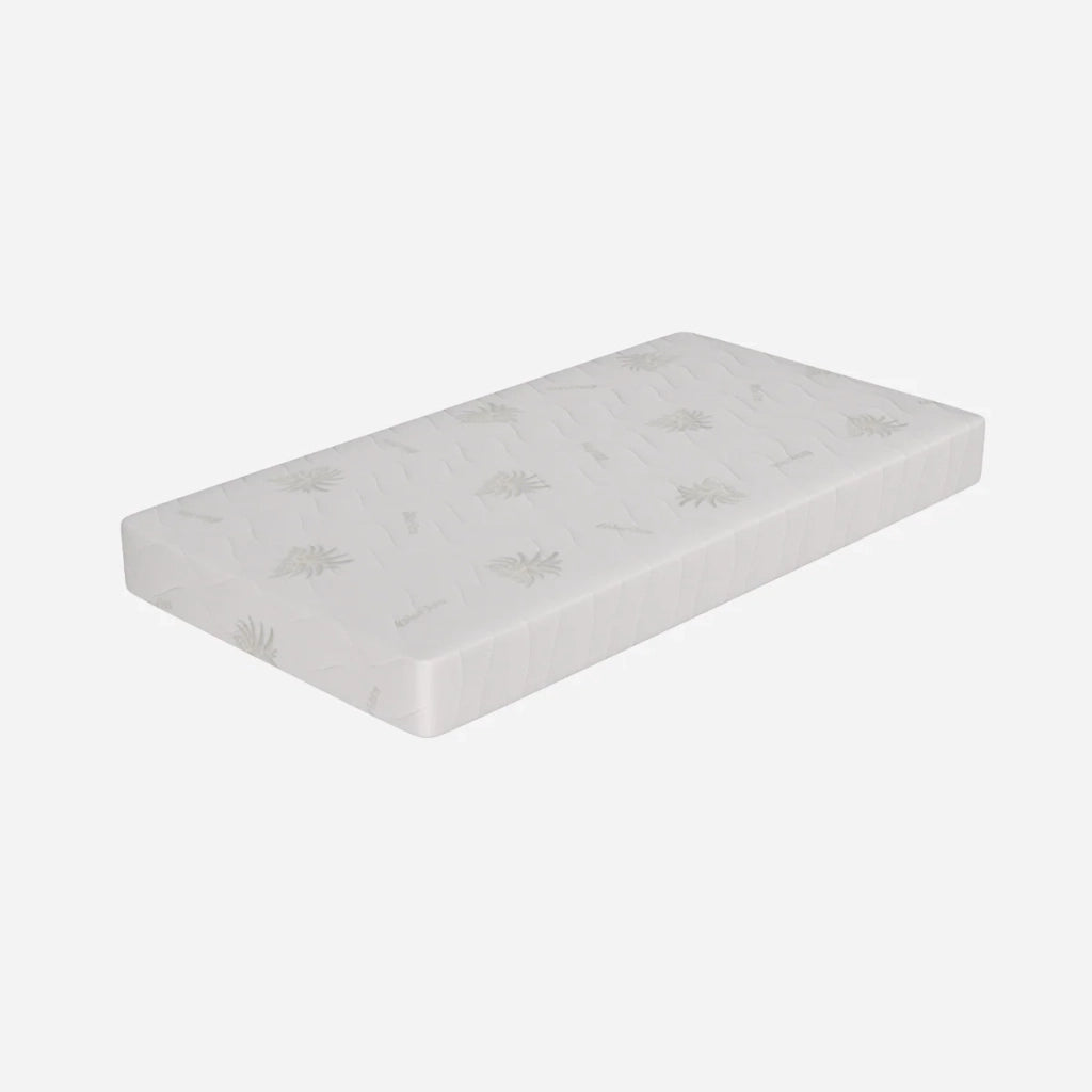 Materasso per Culla 60x120, alto 12 cm - Waterfoam, Sfoderabile, Rivestimento Aloe Vera | Lupin Baby