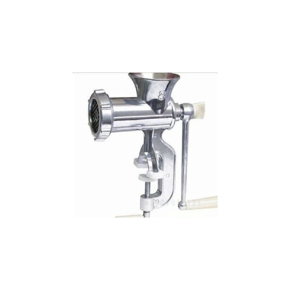 Trade Shop - Tritacarne Trita Carne Trita Verdure Manuale Con Manovella In Alluminio -