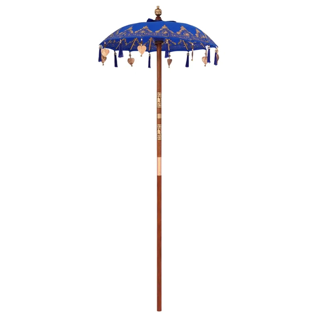 Ombrello balinese con base Blu 95 x 95 x 260 cm 3356910