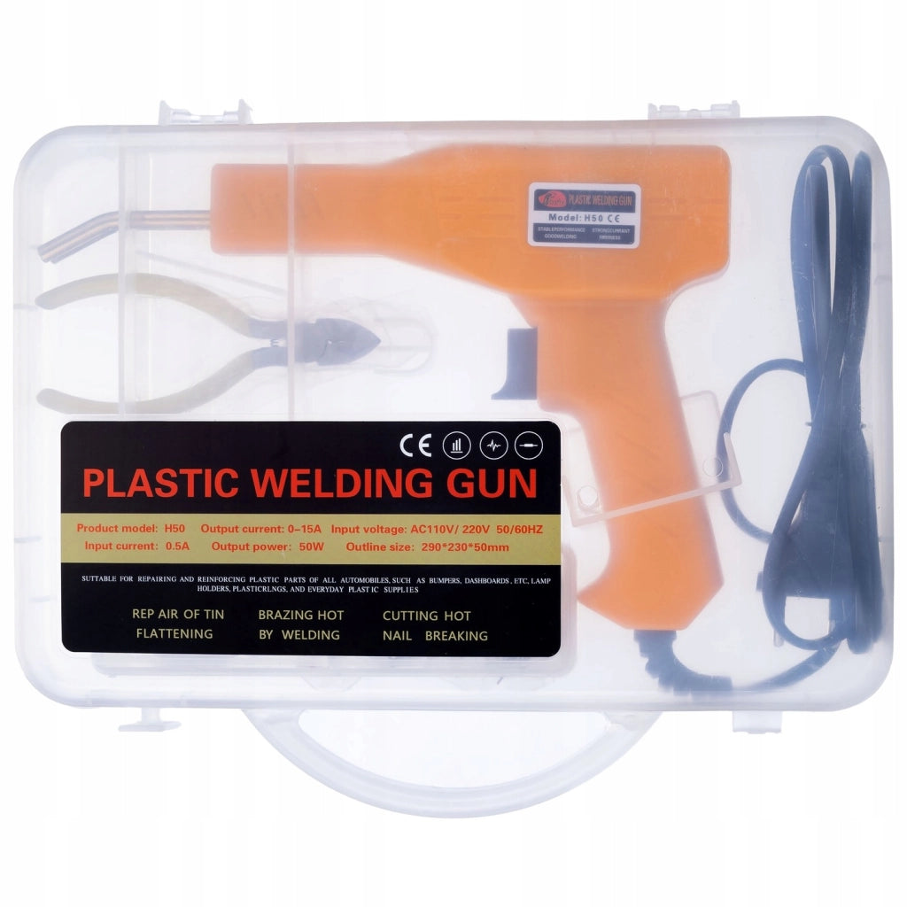 Saldatore a Ferro Blue Lark 80W BL80W + Graffatrice per Plastica con 200 Graffette – Versatilità e Sicurezza