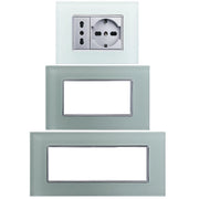 Trade Shop - Placca Cristal 3m 4m 6m Verde Biancastro Effetto Vetro Compatibile Con Axolute -